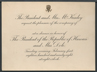 1Engraved Invitation to the McKinley White House